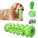 KEINXS Dog Chew Toys for Aggressive Chewers Small Medium Breed Durable Dog Squeaky Toys Puppy Chew Toothbrush Toys Dog Teeth Cleaning Toy Almost Indestructible Durable Tough(Green)