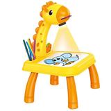 Eleonora Drawing Projector Table for Kids Trace and Draw Projector Toy Art Painting Drawing Table Led Learning Projector Toddler Child Drawing Playset Educational Toys for Kids Boys Girls Age 3+