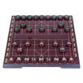 Portable Chinese Chess Skills Large Size Educational Toys Xiangqi Resin Table Games with Folding Board for Games Toy Gift Child 2 Players