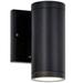 Hamilton Hills 6 Up Or Downward Black Mini Outdoor Cylinder Led Wall Light