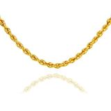 GOLD CHAINS: ROPE SOLID GOLD CHAIN 1.5MM : 14K 22