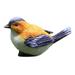 Artificial Bird Ornament Decorative Simulation Simulation Colorful Fake Bird Garden For Your Family Gifts Medium Orange Bird