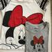 Disney Tops | Freew/ $15 Purchase 2 Disneys Minnie Mouse T- Shirts,- 2 For 1 - Size Small | Color: Black/White | Size: S