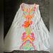 Lilly Pulitzer Swim | Lilly Pulitzer Beach Cover Up Dress Size Small | Color: White | Size: S