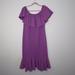 Lularoe Dresses | *Lularoe Textured Purple Cici, Sz Xl | Color: Purple | Size: Xl