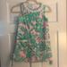 Lilly Pulitzer Dresses | Lilly Pulitzer Girl’s Size 7 Little Classic Shift Dress | Color: Green/Pink | Size: 7g