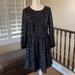 J. Crew Dresses | Jcrew A-Line Dress With Metallic Dots | Color: Black | Size: 6