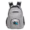 MOJO Gray San Jose Sharks Personalized Premium Laptop Backpack