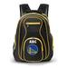 MOJO Black Golden State Warriors Personalized Premium Color Trim Backpack