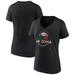 Women's Fanatics Branded Black Arizona Diamondbacks Hometown Desert Baseball V-Neck T-Shirt