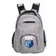 MOJO Gray Memphis Grizzlies Personalized Premium Laptop Backpack