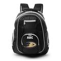 MOJO Black Anaheim Ducks Personalized Premium Color Trim Backpack