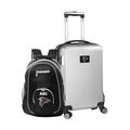 MOJO Silver Atlanta Falcons Personalized Deluxe 2-Piece Backpack & Carry-On Set