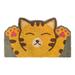 RugSmith Multi Machine Tufted Happy Cat Doormat, 18"x30"