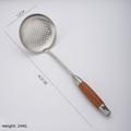 Yannee 304 Stainless Steel Wok Spatula Wood Handle Cooking Shovel Ladle Kitchen Utensils