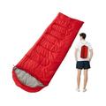 3 Season Warm & Cool Weather Lightweight Backpacking Sleeping Bag for Kids Teens Waterproof Camping Hiking Traveling Gear Red