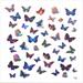 SEMIMAY Butterfly Nail Stickers 3D Self Adhesive Nail Decals Colorful Butterflies Spring Flowers Nail Designs For Acrylic Nails Supplies Manicure Decorations