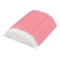 Disposable Nail Brushes 100PCS Disposable Lip Brush Applicators Lip Brushes Lipstick Lip Gloss Wands for Makeup PYO Cookie Paint Brushes (Pink)