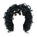 ASEIDFNSA American Wigs for Women Straight Wigs for Women Women s Short Curly Hair Mixed With Golden Headband Suitable for Women s Wigs Blonde Wig High Temperature Silk Black Brown Wig