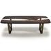 Arditi Collection Ombrone Walnut River Dining Table Wood/Metal in Black/Brown | 29.5 H x 72 W x 42 D in | Wayfair Model : ARD-032 Seater 4-6
