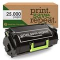 Remanufactured Print.Save.Repeat. Lexmark 620HG High Yield Toner Cartridge for MX710 MX711 MX810 MX811 MX812 [25 000 Pages]