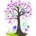 Wildon Home® Forest Friends Pink 2 - Wrapped Canvas Print Canvas in White | 48 H x 36 W x 1.25 D in | Wayfair 45B7B2242E0042678E437DD523780A4A