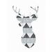 Millwood Pines Tribal Deer Head Canvas | 16 H x 12 W x 1.25 D in | Wayfair D803EA17A41F41A2BE5FAD1AA9E75A85