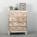 One Allium Way® 4 Drawer Accent Chest Wood in Brown/Gray | 36 H x 29.5 W x 13.75 D in | Wayfair 87DDB4E04621478FAAC1213B8E1EB2E6