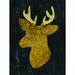 Millwood Pines Snazzy Golden Deer Head Metal | 32 H x 24 W x 1.25 D in | Wayfair CC166861617F43FF81B77D3CDEDA1BBD
