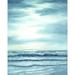 Rosecliff Heights Seascape by Georgia Janisse - Wrapped Canvas Print Canvas in Blue/White | 16 H x 12 W x 1.25 D in | Wayfair