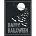 The Holiday Aisle® Happy Halloween by Lettered & Lined - Wrapped Canvas Print Canvas in White | 48 H x 36 W x 1.25 D in | Wayfair