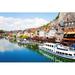 Longshore Tides Meuse River w/ Ships - Photograph on Canvas Canvas | 20 H x 30 W x 1.25 D in | Wayfair 678844977E8E49E09C8492515FCA1460