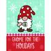 The Holiday Aisle® Gnome for the Holidays - Wrapped Canvas Print Canvas | 24 H x 18 W x 1.25 D in | Wayfair 7EDE57FEFFA3443EA8457ECB87EC7211