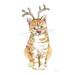 The Holiday Aisle® Christmas Kitties III by Beth Grove - Wrapped Canvas Print Canvas in White | 48 H x 36 W x 1.25 D in | Wayfair