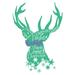 The Holiday Aisle® Reindeer Silhouette - Wrapped Canvas Graphic Art Metal | 32 H x 24 W x 1.25 D in | Wayfair 6F0E105D85574374883976A1BD4D7993