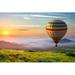 Ebern Designs Big Hot Air Baloon Canvas in White | 24 H x 36 W x 1.25 D in | Wayfair C2E12FE5954B446AB7A9B6706AAF61E9