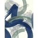 Orren Ellis Navy Brushy Abstract II - Wrapped Canvas Print Metal | 32 H x 24 W x 1.25 D in | Wayfair CF6F62CF8648482298B50BCAAF4CF185