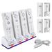 4 Wii Controller Batteries with Charger Dock for Wii Controller TechKen Remote Control Charger Docking Station with 4 Rechargeable Batteries Compatible Nintendo Wii Remote Control