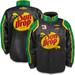 Men's JR Motorsports Official Team Apparel Black Dale Earnhardt Jr. Sun Drop Nylon Uniform Full-Snap Jacket