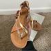 Jessica Simpson Shoes | Gold & Reptile Flats | Color: Gold | Size: 10