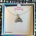 Disney Jewelry | Disney Princess Sterling Silver Cinderella's Coach Necklace New | Color: Silver | Size: Os