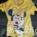 Disney Matching Sets | Disney Minnie Mouse Tshirt Pants Set Fir Girls Size 4t Yellow Blue | Color: Blue/Yellow | Size: 4tg