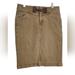 Ralph Lauren Skirts | Lauren Jeans Company Ralph Lauren Brown Denim Skirt | Color: Brown/Tan | Size: 4