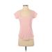 Nike Active T-Shirt: Pink Activewear - Women's Size Small