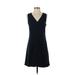 Banana Republic Casual Dress - A-Line: Blue Solid Dresses - Women's Size 2
