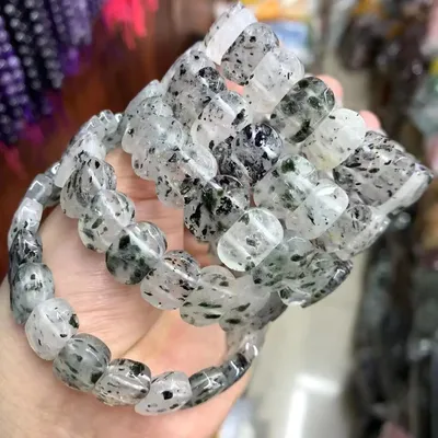 Bracelet de perles en pierre d'agate Pitaya pour hommes et femmes bracelet de bijoux en pierres