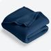 Bare Home Lightweight Polar Fleece Blanket Microfiber/Fleece/Microfiber/Fleece in Blue | King | Wayfair 812228031212