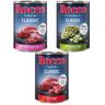 Rocco Classic 12 x 400 g Alimento umido per cani - Mix Manzo: Manzo puro, Manzo con Cuori di Vitello, Manzo con Trippa