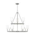 Visual Comfort Studio Collection Drew & Jonathan Egmont 36 Inch 9 Light Chandelier - DJC1099BS