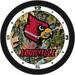 Sun Time Louisville Cardinals Camo Wall Clock Glass/Plastic in Green | 11.5 H x 11.5 W x 1.5 D in | Wayfair ST-CO3-LOC-CWCLOCK